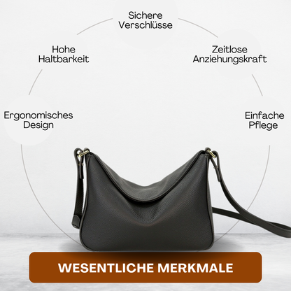 BERK | Foldover Leder Umhängetasche