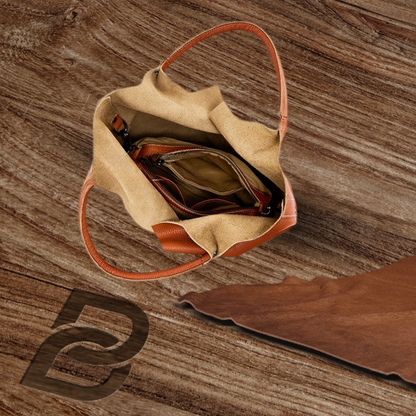 BERK | Leder-Tote mit verstärktem Griff und Etui