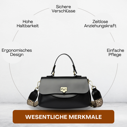 BERK | Vintage Umschlag Leder Umhängetasche