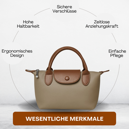BERK | Trendiges klassisches Design Lederhandtasche