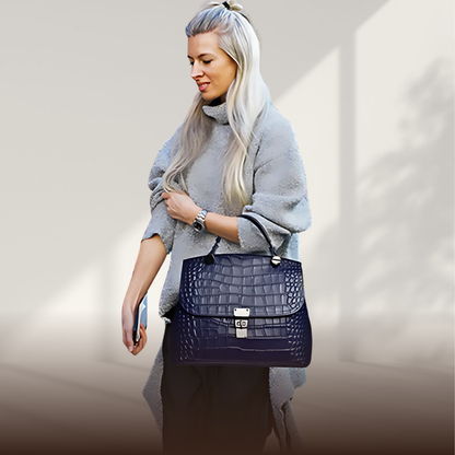 BERK |  Elegante Handtasche aus strukturiertem Leder