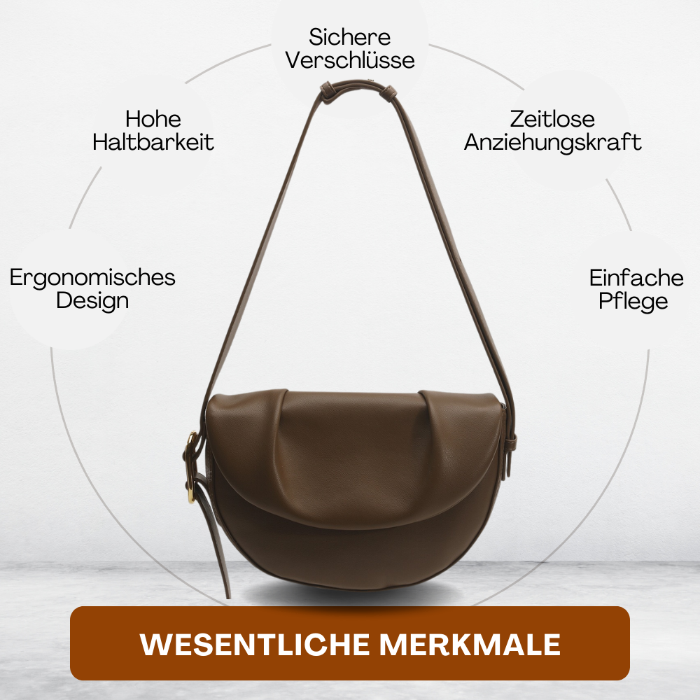 BERK | Raffinierte Tasche aus weichem, genarbtem Leder