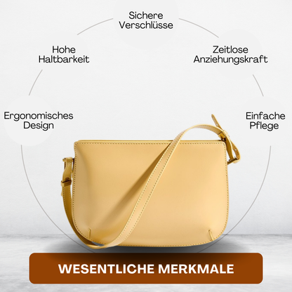 BERK | Minimalistische Ledertasche mit glatter Oberfläche