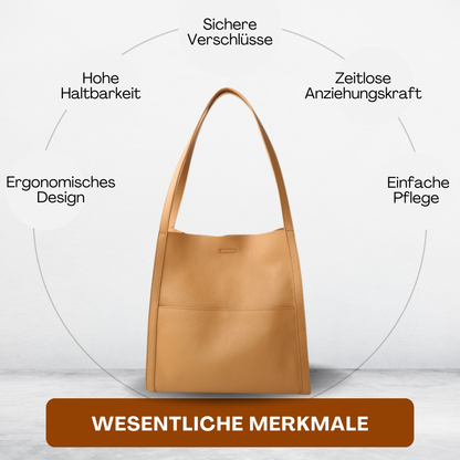 BERK | Klassische Leder-Umhängetasche