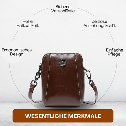 BERK | Klassische Leder-Crossbody-Tasche