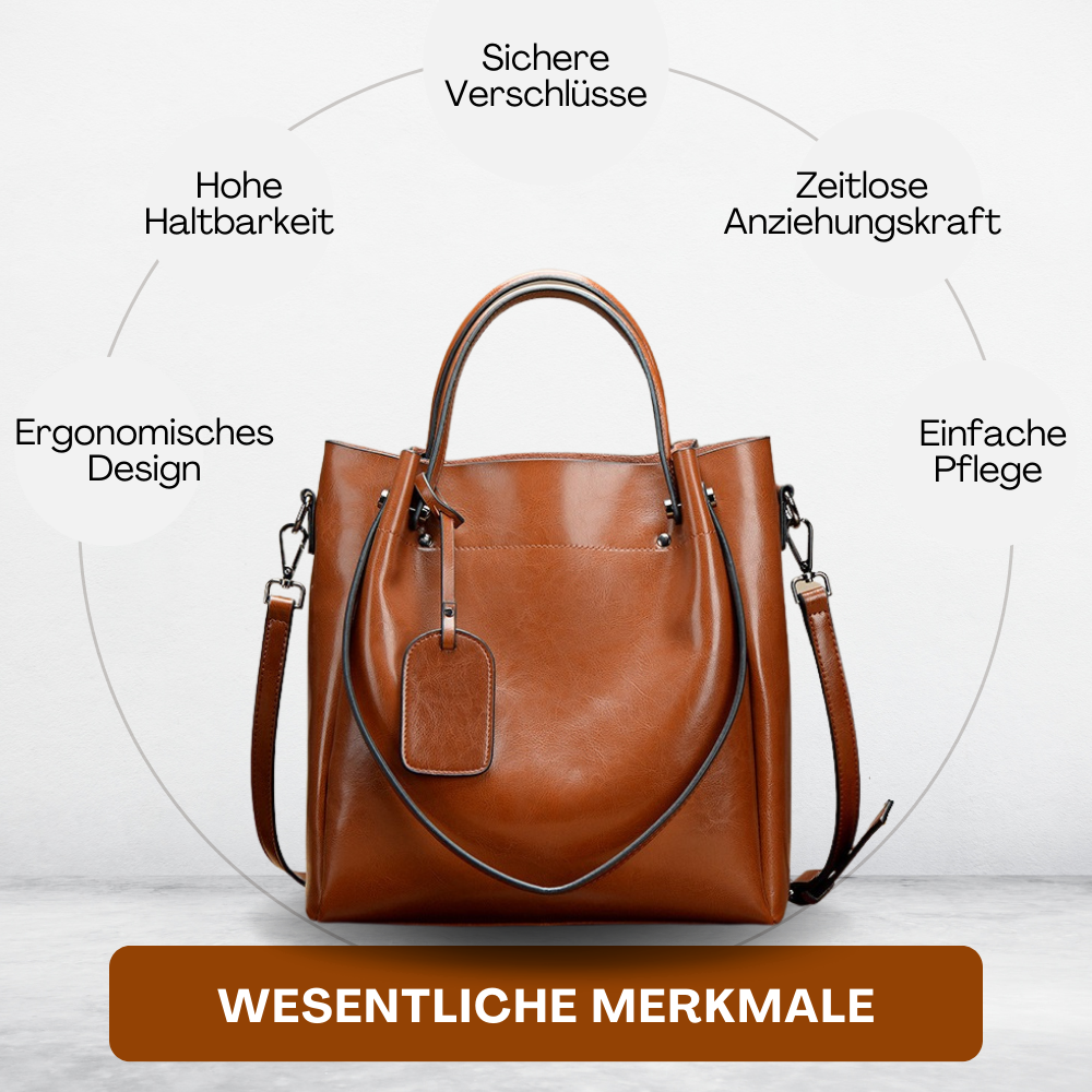 BERK | Vintage Large Capacity Leather bag