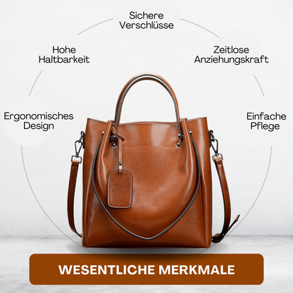 BERK | Vintage Large Capacity Leather bag