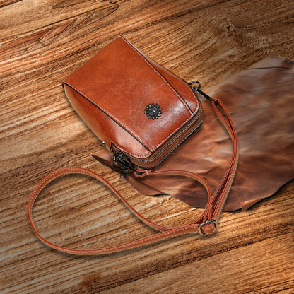 BERK | Klassische Leder-Crossbody-Tasche