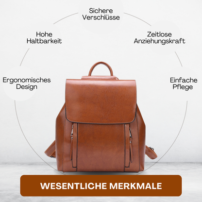BERK | Weiches Leder Travel Essential Rucksack