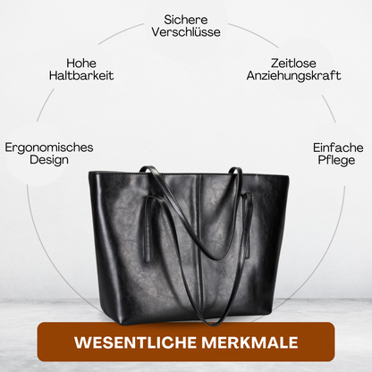 BERK | Shoppertasche aus klassischem Glattleder