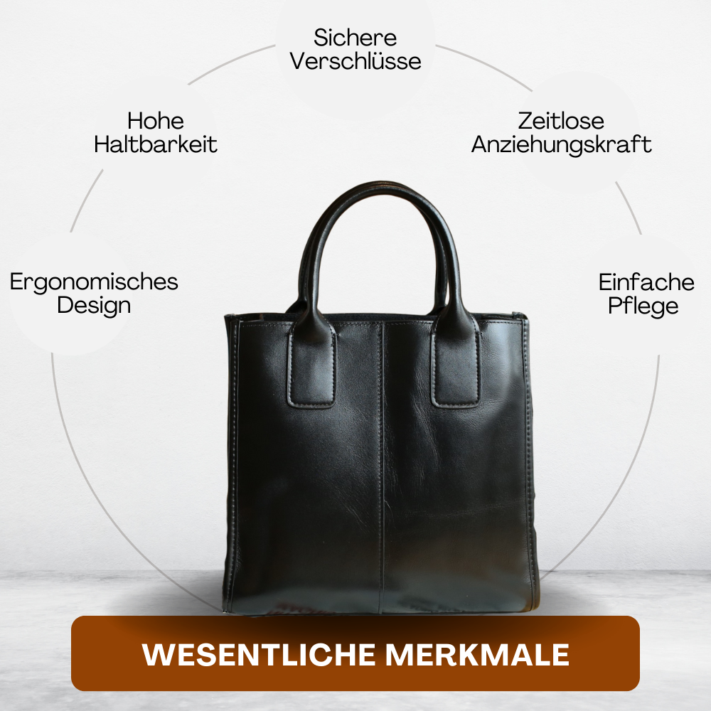 BERK | Klassische Lederhandtasche