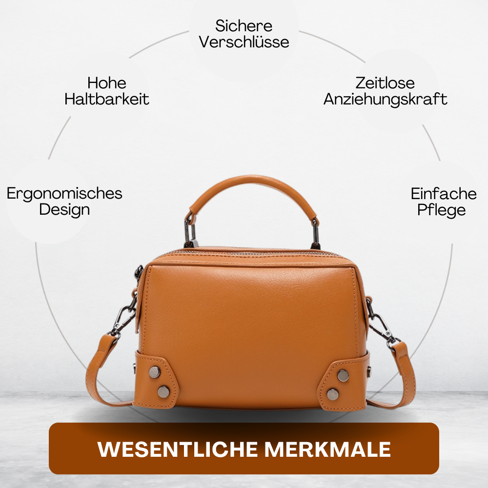 BERK | Kleine, leichte Crossbody-Tasche aus Leder