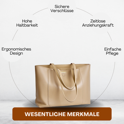 BERK | Hochwertige Leder-Tasche mit großem Fassungsvermögen