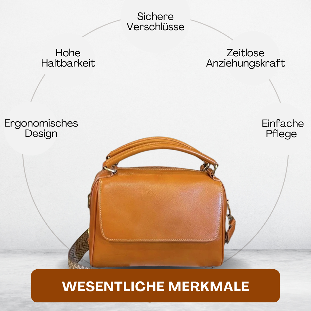 BERK | Vintage Umschlag Leder Umhängetasche