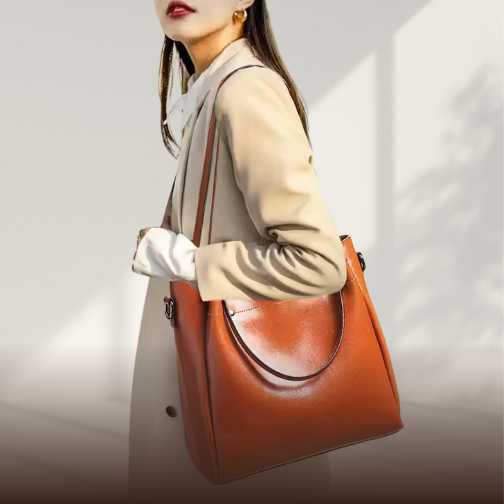 BERK | Elegante Zwei-Wege-Tasche aus echtem Leder
