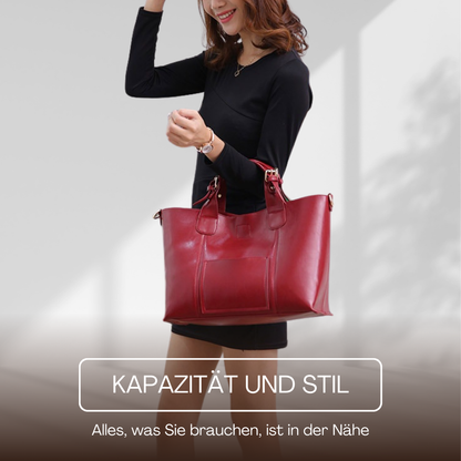 BERK | Klassische glatte Oberfläche Große Kapazität Tragetasche