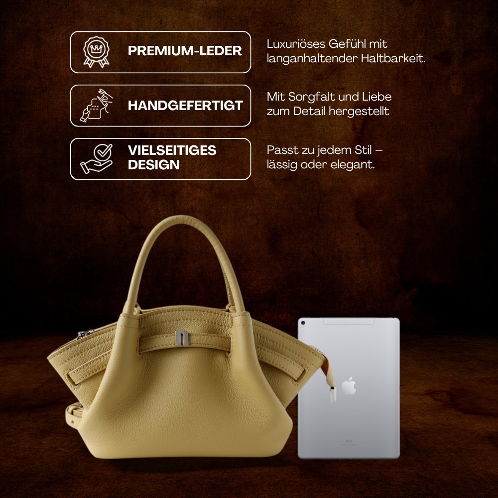 BERK | Schicke Bucket Bag aus weichem Leder