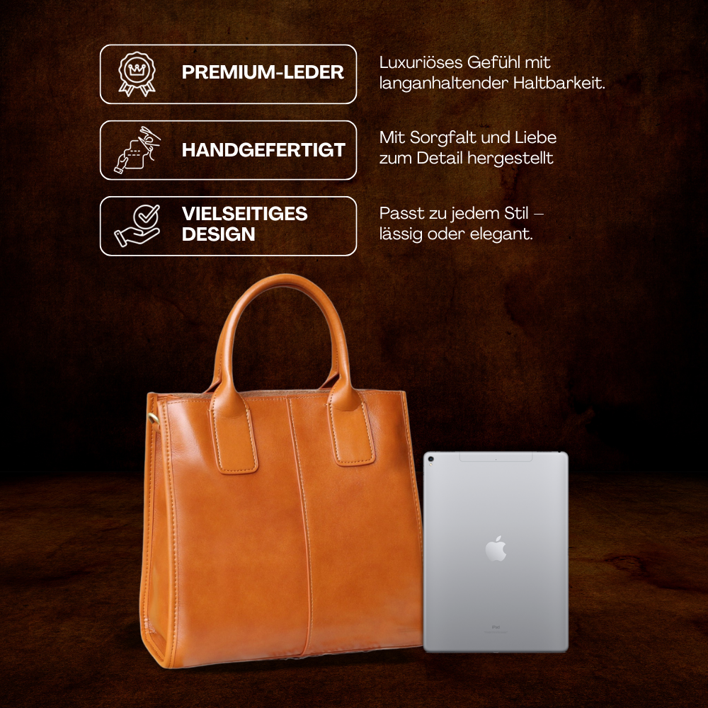 BERK | Klassische Lederhandtasche
