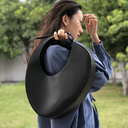 BERK | Schlichte einfarbige Hobo-Tasche