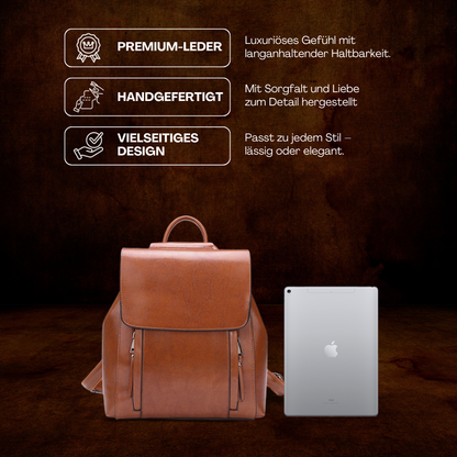 BERK | Weiches Leder Travel Essential Rucksack