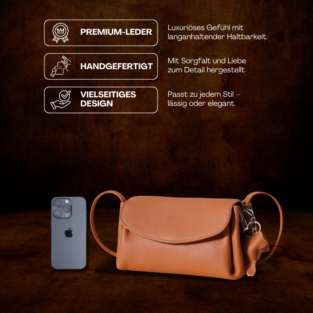 BERK | Envelope Crossbody Ledertasche