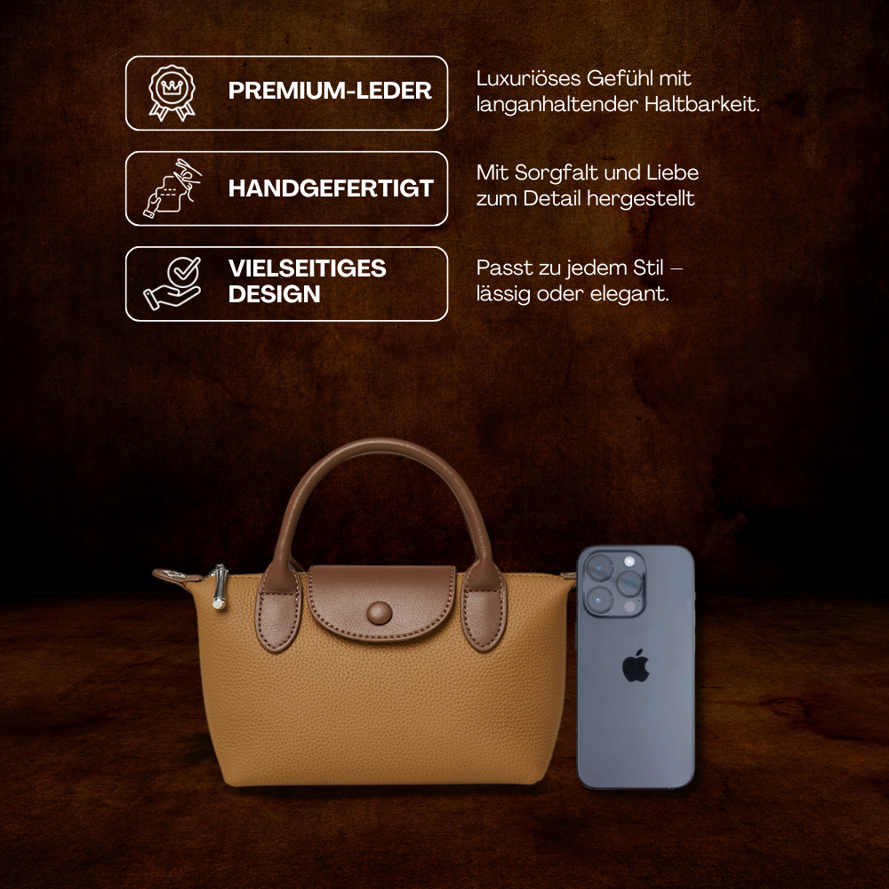 BERK | Trendiges klassisches Design Lederhandtasche