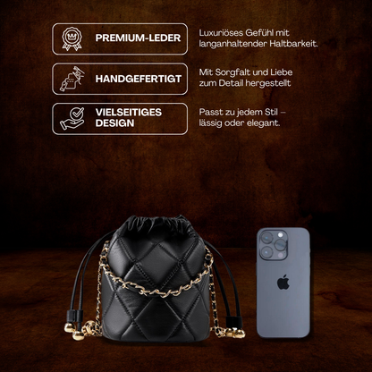 BERK | Drawstring Chain Lederrucksack