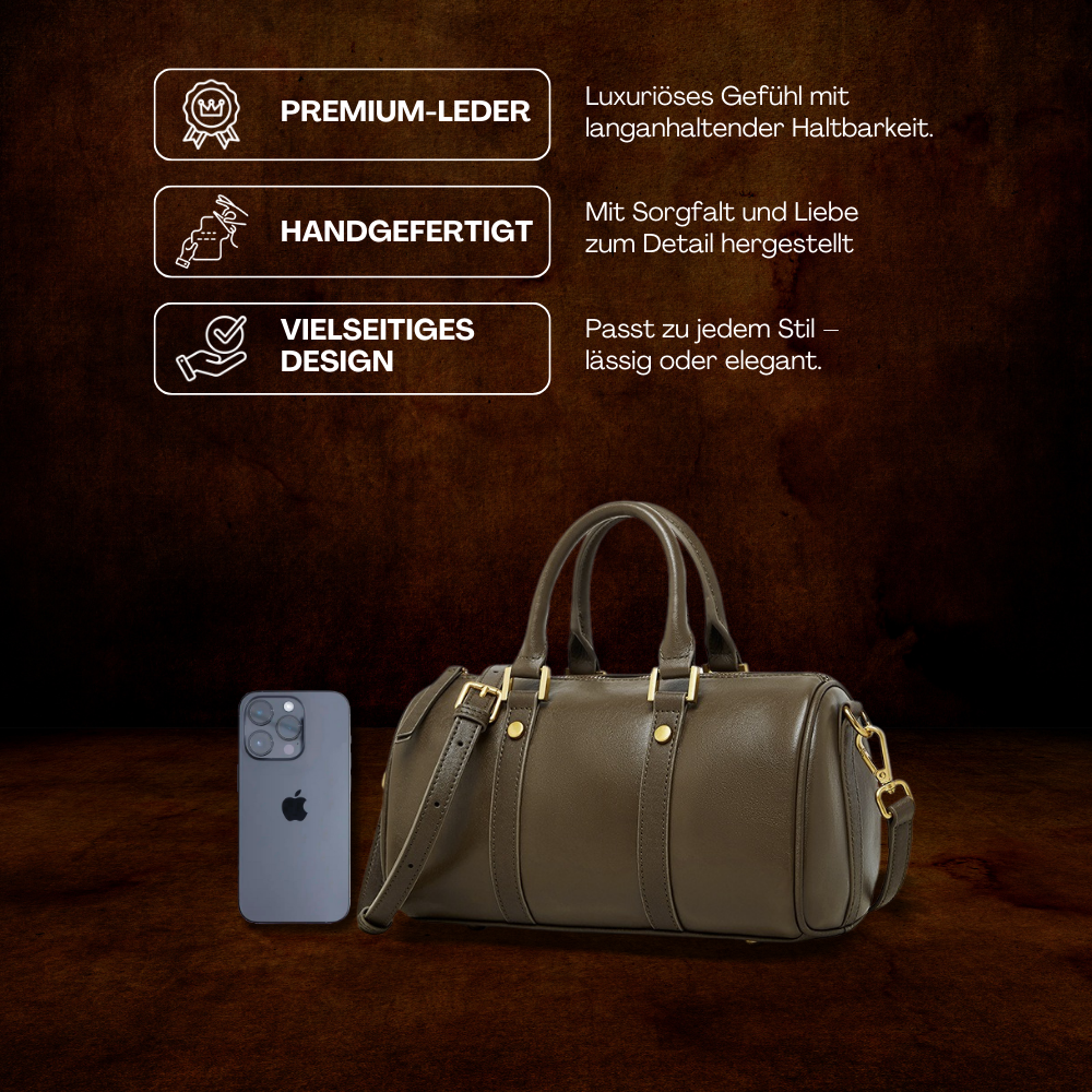 BERK | Maillard Vintage Handtasche aus echtem Leder