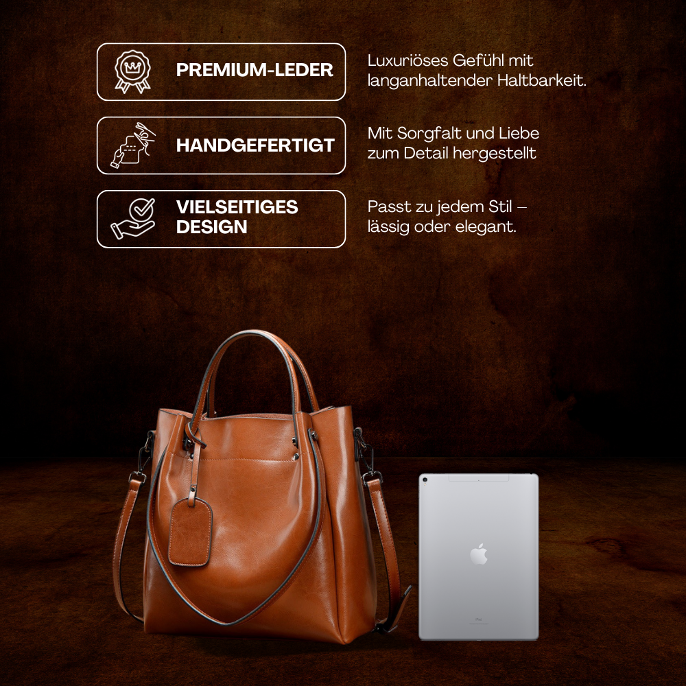 BERK | Vintage Large Capacity Leather bag