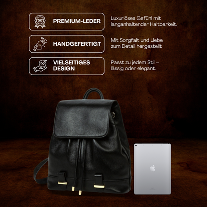 BERK | Moderner Vollnarbenleder-Rucksack