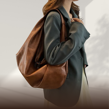 BERK | Hochwertige Leder-Tote-Tasche in Übergröße