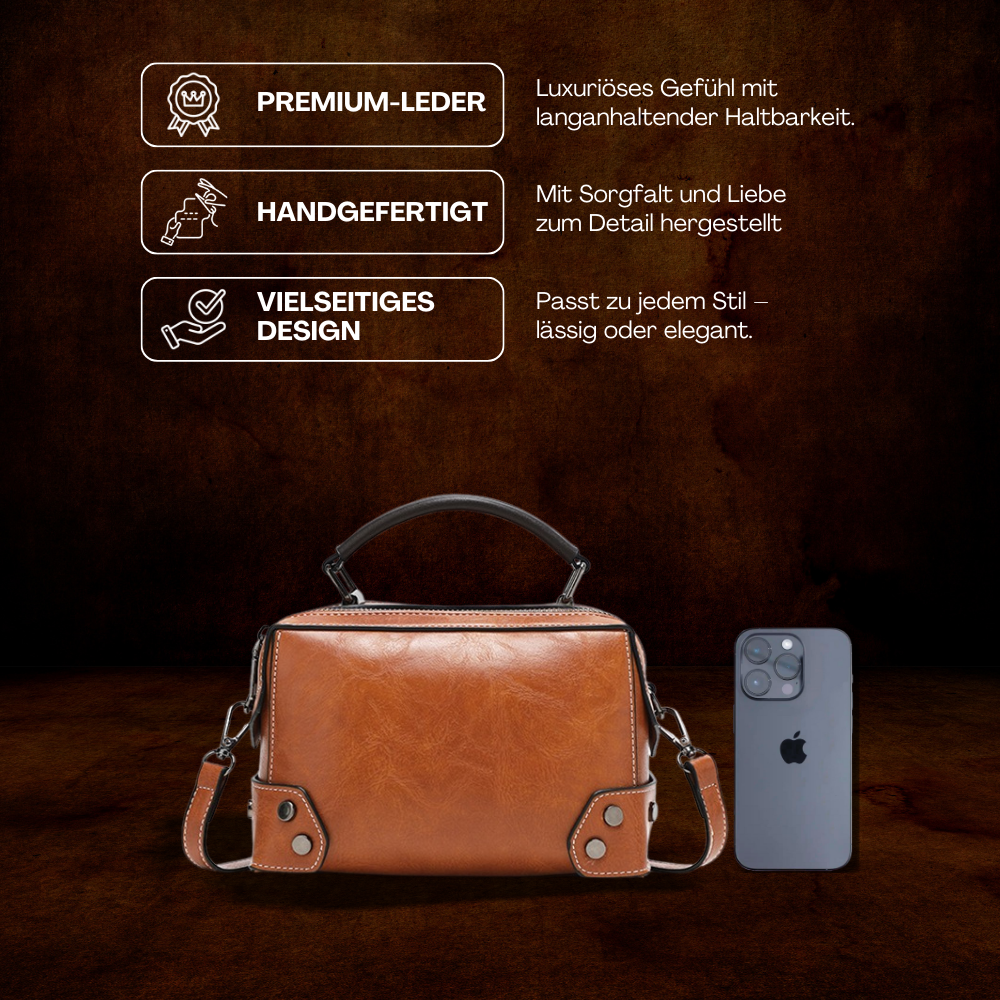 BERK | Kleine, leichte Crossbody-Tasche aus Leder