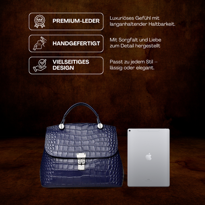 BERK |  Elegante Handtasche aus strukturiertem Leder