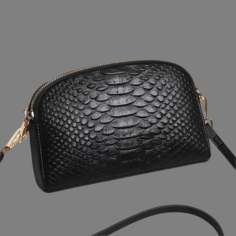BERK | Mini-Crossbody-Tasche mit Kroko-Muster