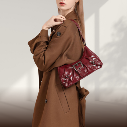 BERK | Retro Leder Umhängetasche