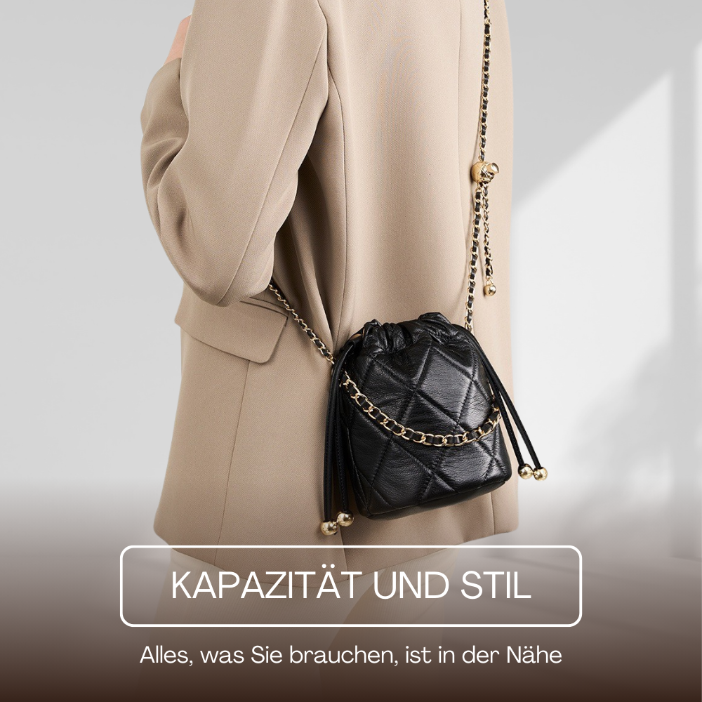 BERK | Drawstring Chain Lederrucksack