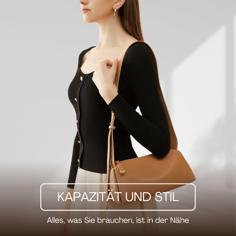 BERK | Baguette Umhängetasche aus echtem Leder