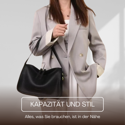 BERK | Strukturierte Leder-Umhängetasche