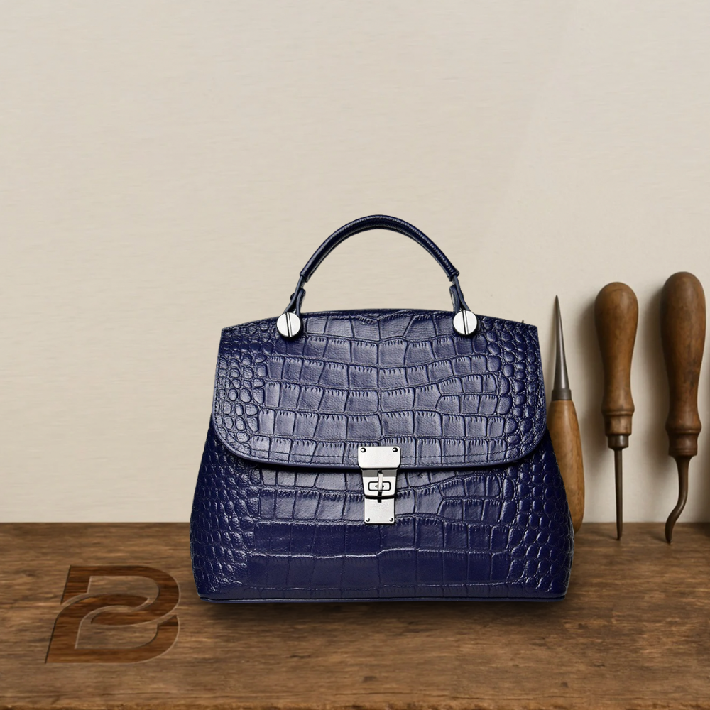 BERK |  Elegante Handtasche aus strukturiertem Leder