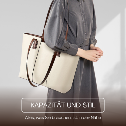 BERK | Shopper Ledertasche mit großem Fassungsvermögen