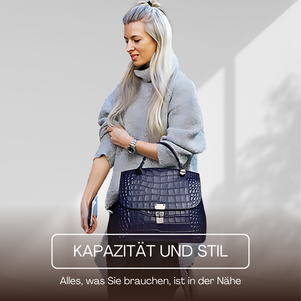 BERK |  Elegante Handtasche aus strukturiertem Leder