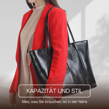 BERK | Shoppertasche aus klassischem Glattleder