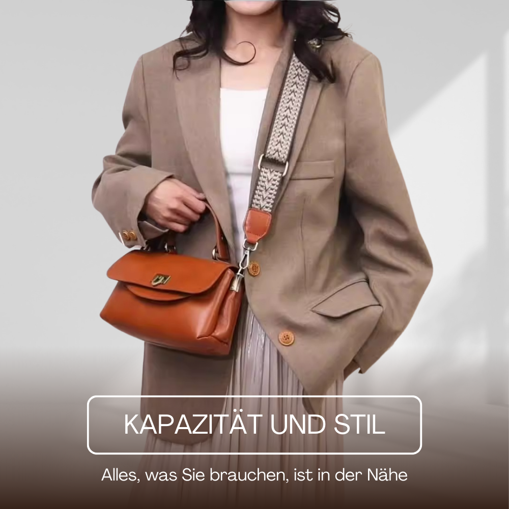 BERK | Vintage Umschlag Leder Umhängetasche