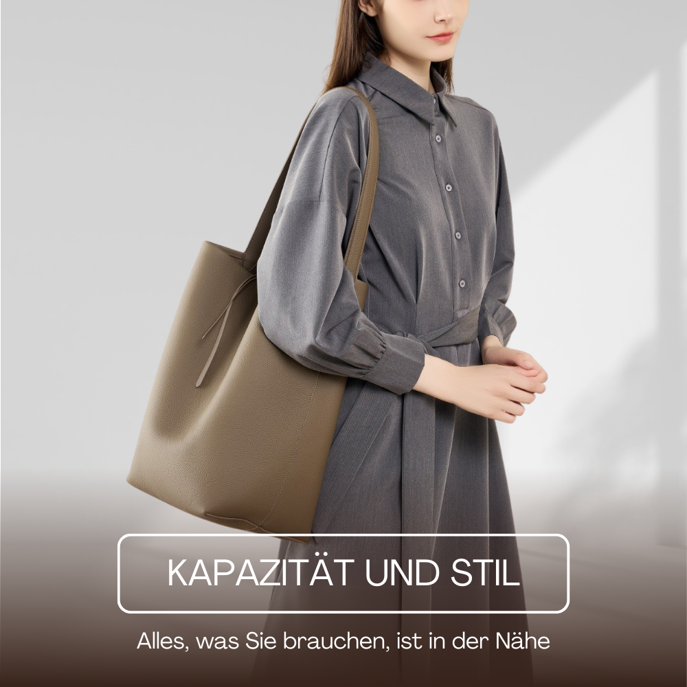 BERK | Eimertasche aus Leder im Lazy-Style