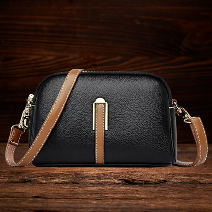 BERK | Crossbody-Tasche mit Litschi-Prägung