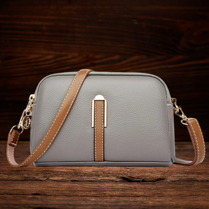 BERK | Crossbody-Tasche mit Litschi-Prägung