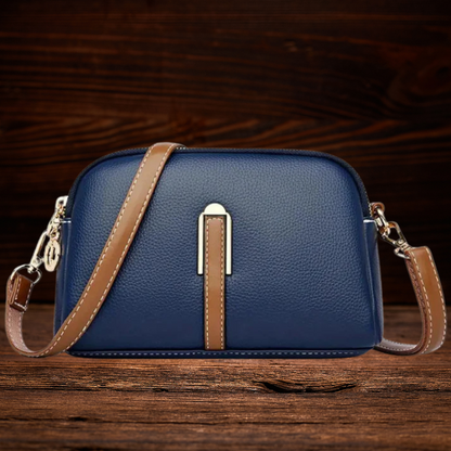 BERK | Crossbody-Tasche mit Litschi-Prägung