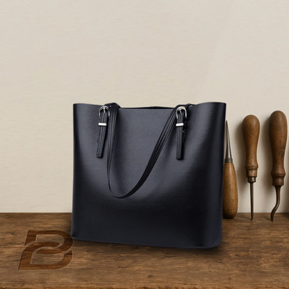 BERK | Klassische und elegante Tote Bag aus Leder