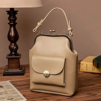 BERK | Vintage-Kuss-Schloss-Tasche