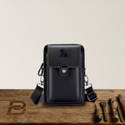 BERK | Mini-Messenger-Lederumhängetasche